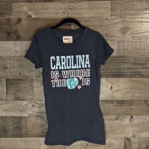 Carolina Embellished Navy Tshirt L